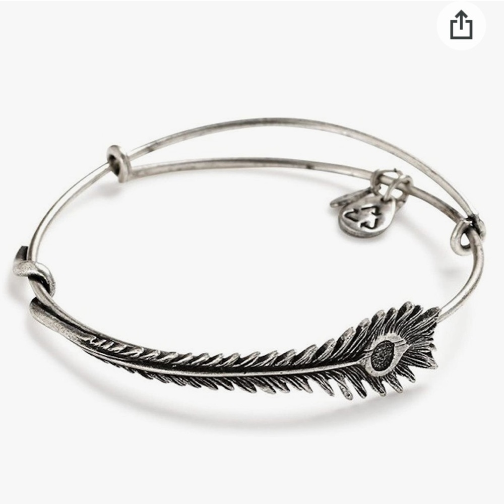 Alex and Ani Spiritual Armor Plume Bangle Bracelet